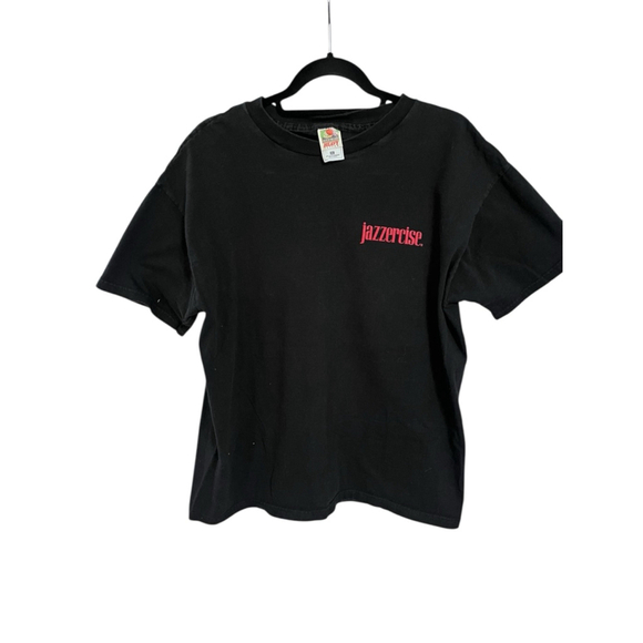 Jazzercise Vintage 1999 Crew Neck Short Sleeve T-Shirt Size XL Fruit Of The Loom - Picture 2 of 4